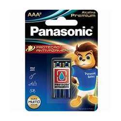 Pilha Alcalina Premium Panasonic AAA Palito 2 Unidades LR03EGR/2B96