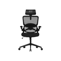 Cadeira Office DT3 GTL Black 14021-8 Tecido Pistão Classe 4 Regulagem de Altura e Encosto