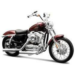 Miniatura Moto Harley Davidson 2012 XL1200V Seventy-Two 1/18 S31 Marrom