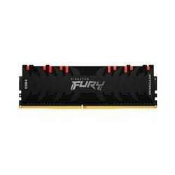 Memória Kingston Fury Renegade, RGB, 8GB, 3200MHz, DDR4, CL16, Preto - KF432C16RBA/8