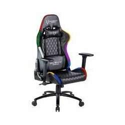 Cadeira Gamer Husky Gaming Blizzard RGB, Preto, Luz RGB, Com Almofadas, Reclinável - HBL-RGB