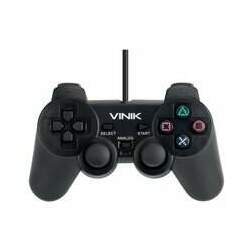 Controle PS2 para PC Vinik, USB, 1.8M, Preto - 107486