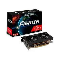 Placa de Vídeo Power Color Fighter AMD Radeon RX 6500 XT, 4 GB GDDR6, Ray Tracing - AXRX 6500XT 4GBD6-DH/OC