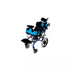 Cadeira de Rodas Relax Estrutura em Alumínio Azul VANZETTI