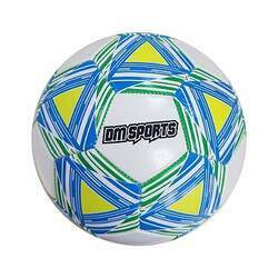 Bola de Futebol PVC - Verde e Azul - DM Toys