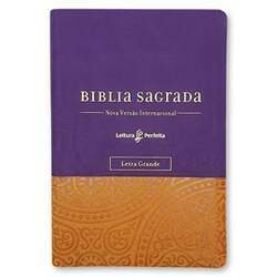 Bíblia Sagrada NVI - Leitura Perfeita Letra Grande c/ Espaço para Anotações Roxa