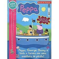 Livrinho Peppa pig - revista de atividades - com colar