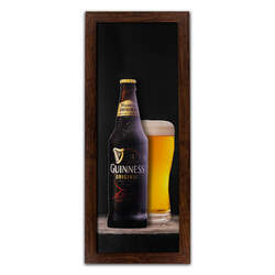 Quadro Relevo Beer Guinness 40x15 cm