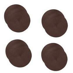 Jogo americano redondo 8 (oito) unidades - Chocolate