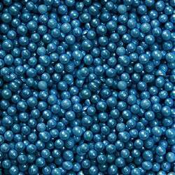 Confeito Pérolas - Azul Escuro - Pequeno - 60g - 1 UN - Morello - Rizzo