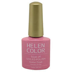 Esmalte em gel Helen Color Rosa cintilante gloss 10ml 41
