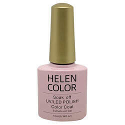Esmalte em gel Helen Color Glitter rosa bebê 10ml 27