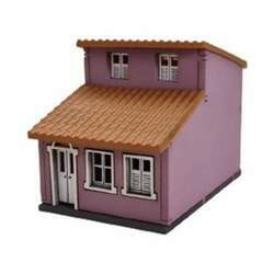 Miniatura Casa Sobrado Mod 01 1:87