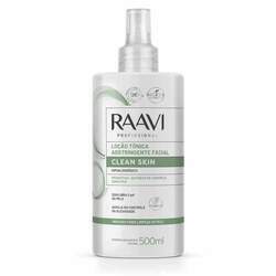 Loção Tônica Adstringente Facial Clean Skin 500ml - Raavi