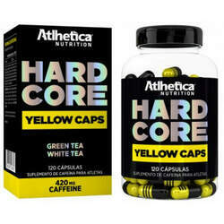 Hardcore Yellow Cafeina 120 Caps - Atlhetica Nutrition