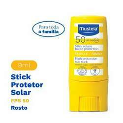Protetor Solar Mustela Stick Alta Proteção Fps50 9ml