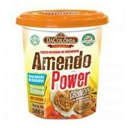 Pasta de Amendoim Amendo Power Crunchy DaColônia 500g