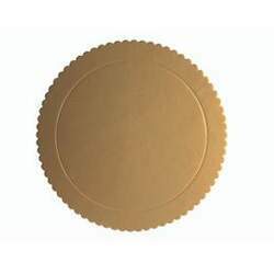 Cakeboard 18cm Dourado - Silverplastic - 1un