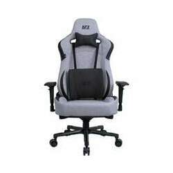Cadeira Gamer DT3 Rhino Ashen, Com almofadas, Reclinável, Apoio de braço 4D, Preto - 13341-2