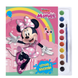 Livro para Colorir - Aquarela - Minnie Mouse - DCL