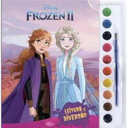 Livro para Colorir Aquarela Frozen Disney
