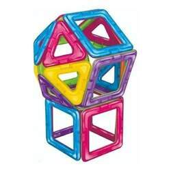 brinquedo magnetico 30 peças colorido dican