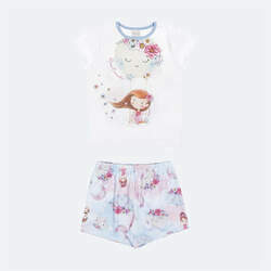 Pijama de Bebê Alakazoo Sonho Branco e Azul
