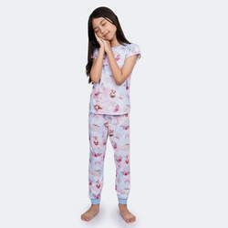 Pijama Infantil Alakazoo Sonho Azul e Rosa