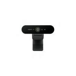 Webcam Logitech BRIO 4K PRO (960-001105) - Ultra HD 4K/30 FPS (até 4096 x 2160 pixels) - Microfones Duplos