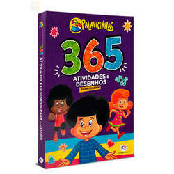 Livro Infantil - 3 Palavrinhas - 365 Atividades e Desenhos para colorir Idade 5