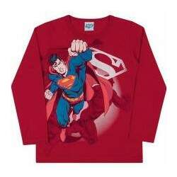 Camiseta Infantil Vermelha Super-Homem Kamylus 06 A
