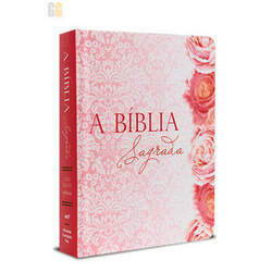 Bíblia Sagrada Pequena ACF - Letra Gigante Rosas