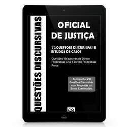 Discursivas de Oficial de Justiça - Execução de Mandados - 2023