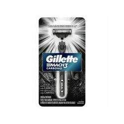 Aparelho Recarregável e Carga para Barbear Gillette Mach3 Carbono