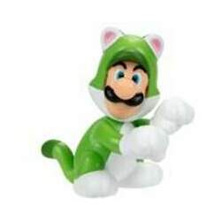 Super Mario - Boneco 2.5 polegadas Colecionável - Cat Luigi