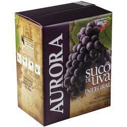 Suco de Uva Aurora Integral Bag in Box 3 Litros
