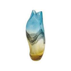 Vaso em vidro Adely Decor Modernos 17x44cm colorido