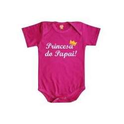 Body de Bebê ou Camiseta Princesa do Papai