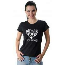 Camiseta I Love Animals