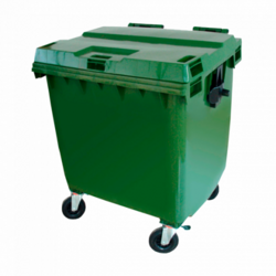 Lixeira Container com Roda 660 Litros Verde JSN