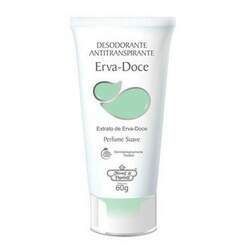 Desodorante Antitranspirante Erva-Doce (60g) - Flores & Vegetais