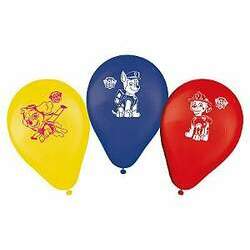 Balões de Aniversário Bexigas da Patrulha Canina pacote com 25 unid
