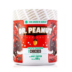 Pasta de Amendoim Dr Peanut sabor brigadeiro com whey protein isolado - 600g