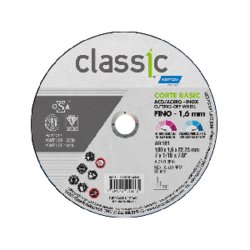 Disco Corte 4 1/2 X 1 00 X 7/8 Inox Classic Basic Norton