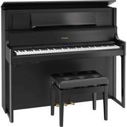 Piano Digital Roland LX708 Charcoal Black Com Banco