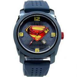 Relógio Analógico para Crianças de 5 até 15 Anos, Superman MOS9034, Azul