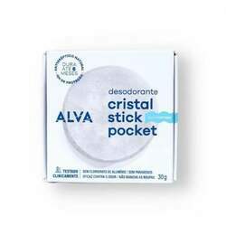 Desodorante Cristal Stick Pocket 30g Alva