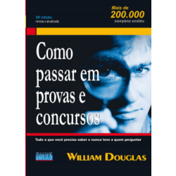 Livro Como Passar Em Provas E Concursos, William Douglas