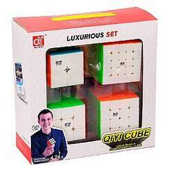 Box Cubo Mágico Qiyi 2x2x2 3x3x3 4x4x4 5x5x5 Stickerless
