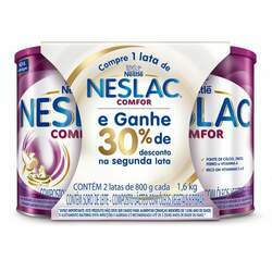 Neslac Comfor C/2x800gr Composto Lacteo 30% Promocional